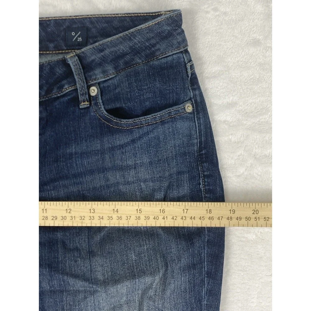 Lucky Brand Lolita Crop Low Rise Raw‎ Hem Jeans Womens Blue Size 29